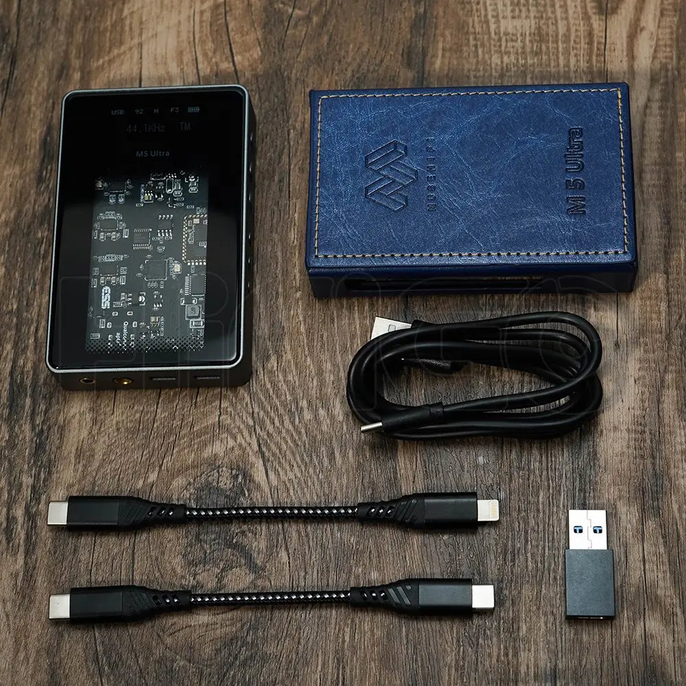 Portable Hi-Fi Bluetooth DAC AMP with Vacuum Tube Display
