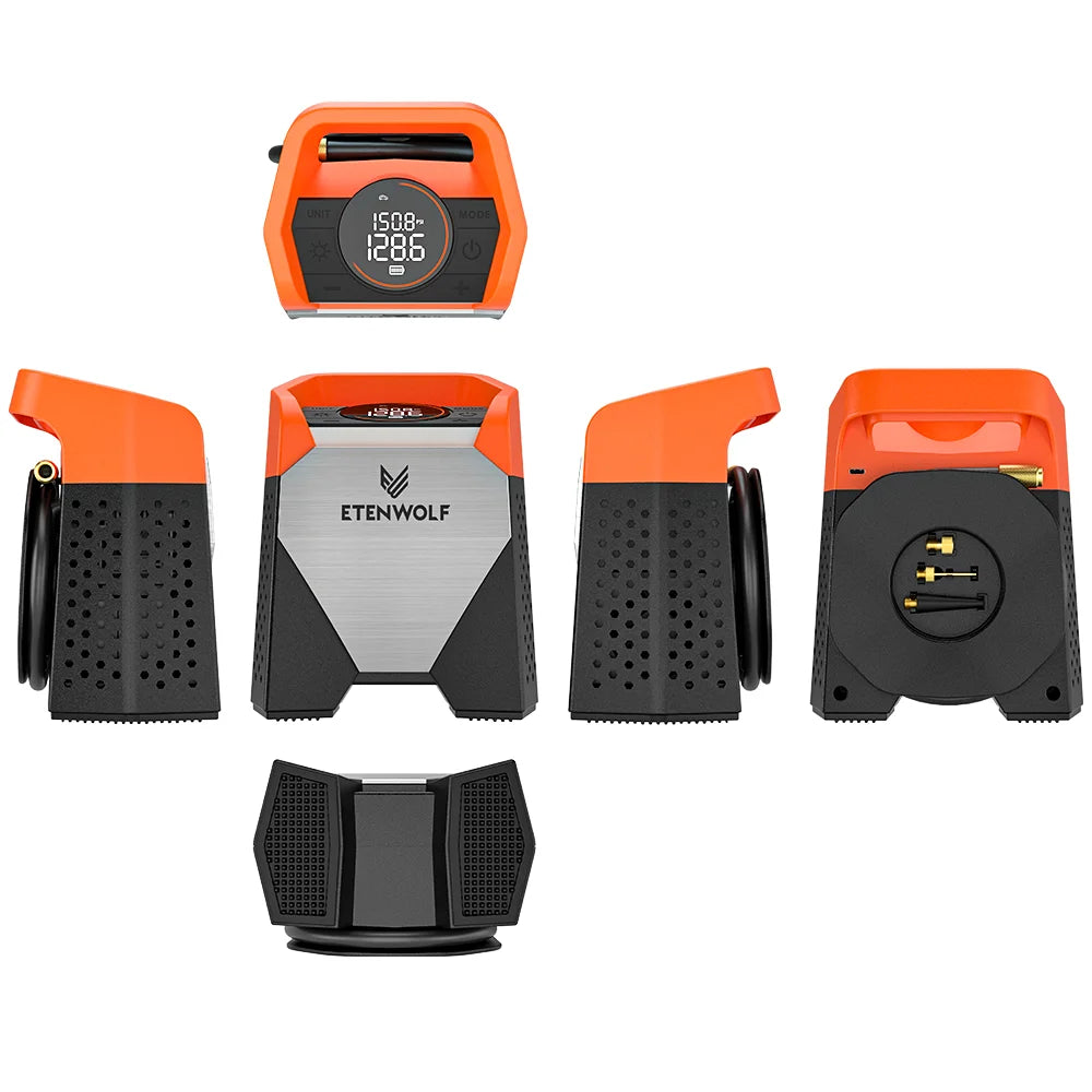 Heavy Duty 160PSI Portable Tyre Inflator 15600mAh