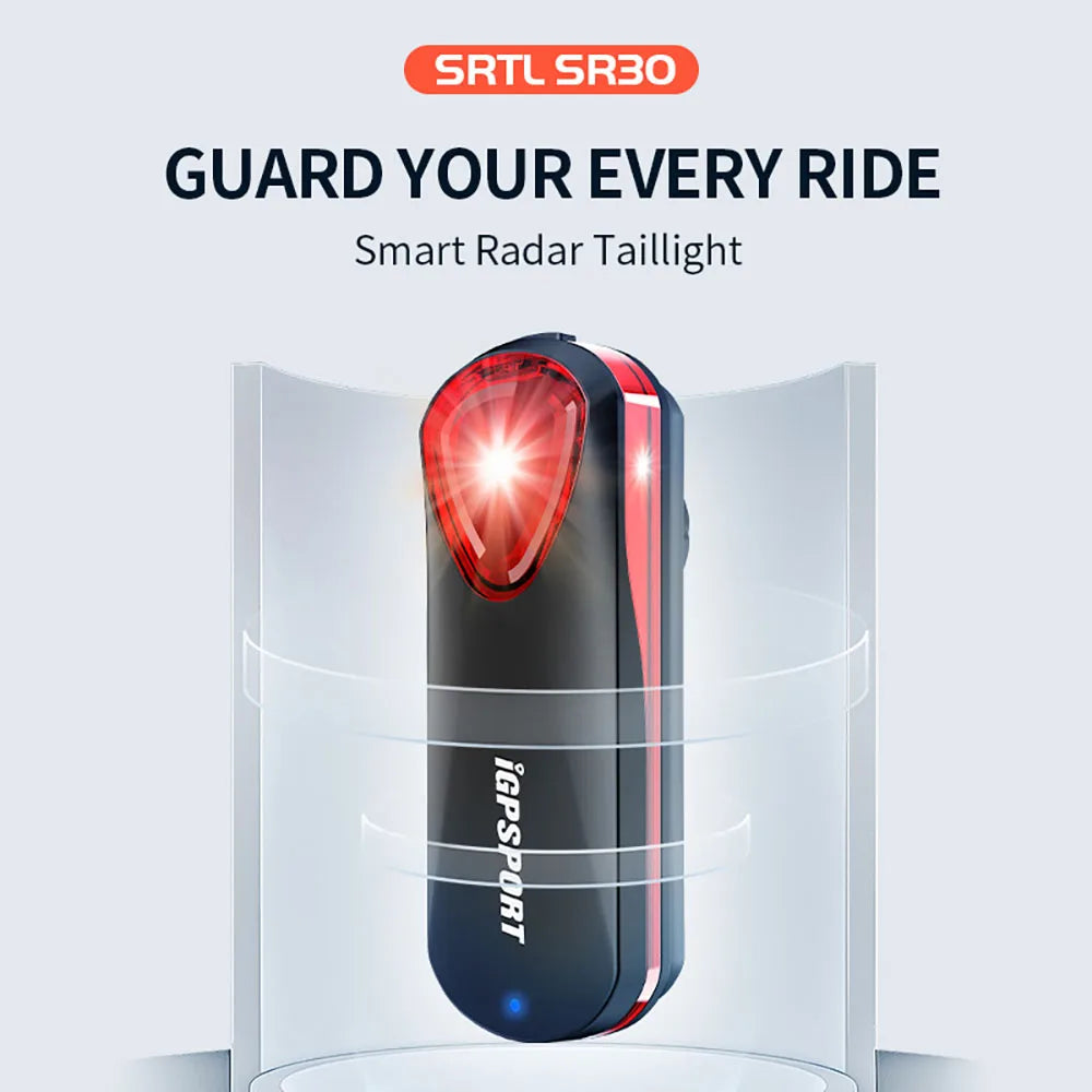 Waterproof Cycling Taillight 6-Mode Rear Light with Mount