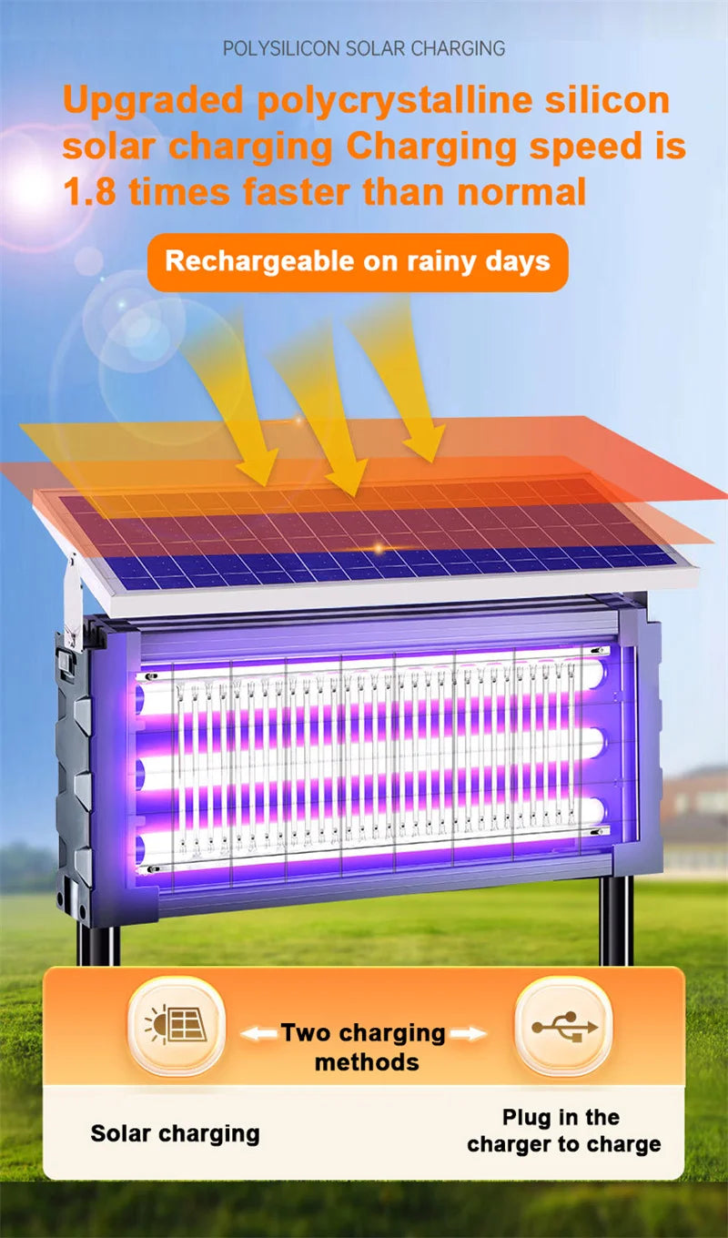 35W Solar LED Mosquito Killer Lamp for Outdoor Garden