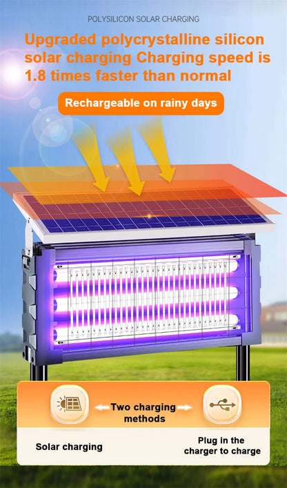 35W Solar LED Mosquito Killer Lamp for Outdoor Garden