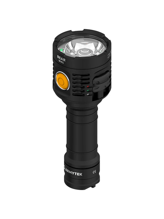 Portable 21700 LED Torch with Magnet & USB Charging