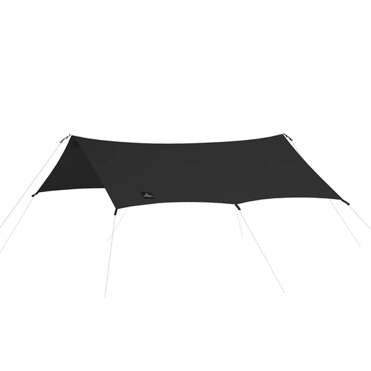 Black 3x3m Waterproof Camping Canopy Sun Shelter