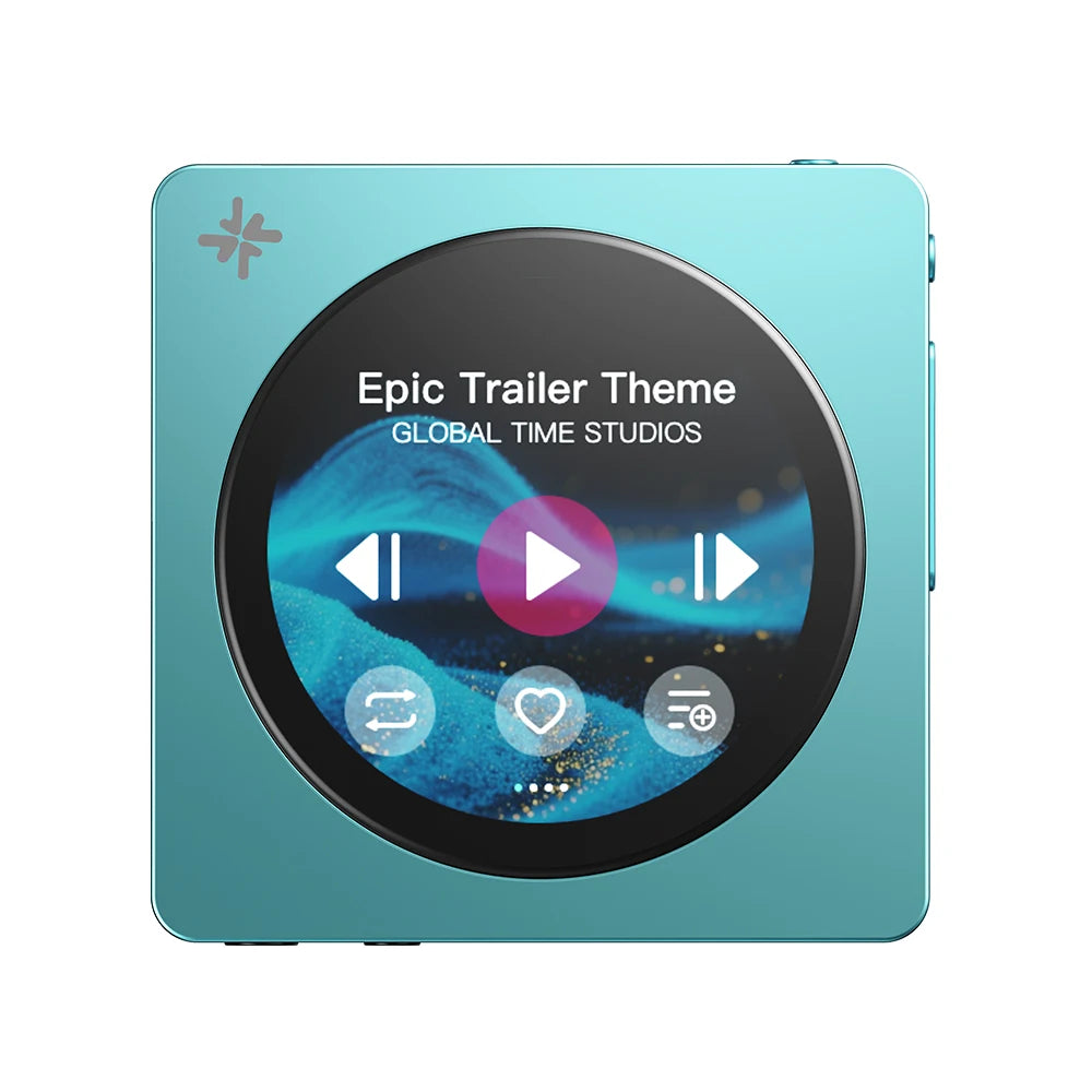 Sky Blue Portable Bluetooth LDAC Music Player Dual DAC Touchscreen