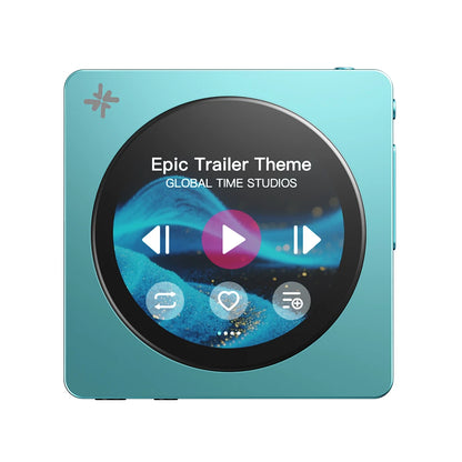 Sky Blue Portable Bluetooth LDAC Music Player Dual DAC Touchscreen