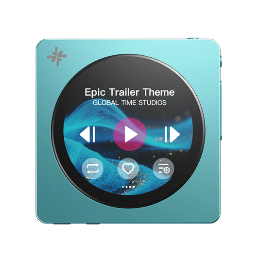 Sky Blue Portable Bluetooth LDAC Music Player Dual DAC Touchscreen
