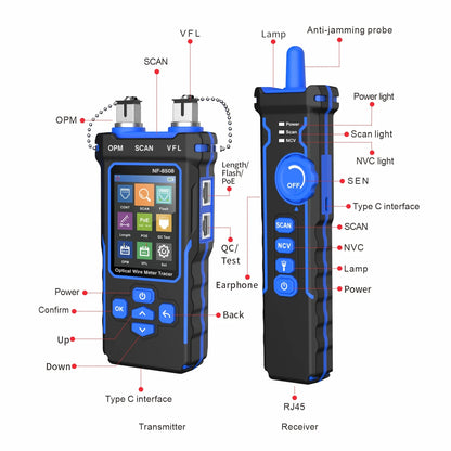Digital Network Line Finder with PoE Checker & Cable Tracker
