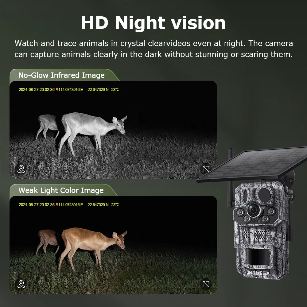 GPS 4G 5MP Trail Camera with Night Vision 32GB