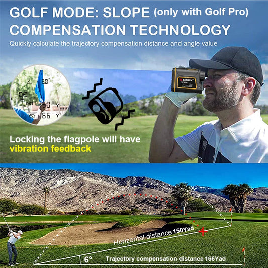 Portable 1000m Laser Distance Meter Telescope Rangefinder