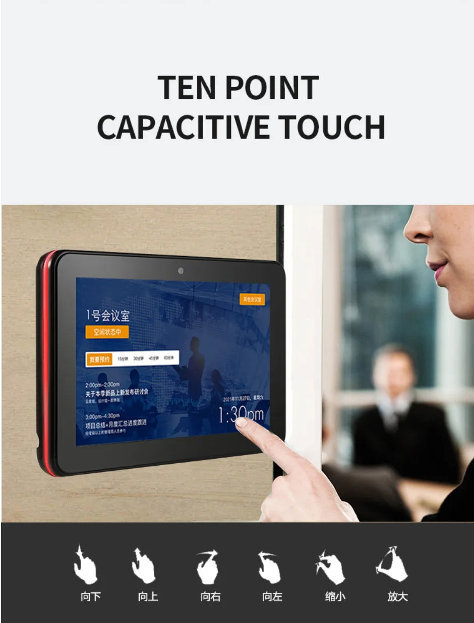 10.1 Inch Android 13 Touchscreen Tablet 4G 32GB PoE