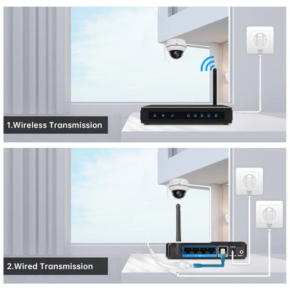5MP Wireless Dome Security Camera with 32GB Card