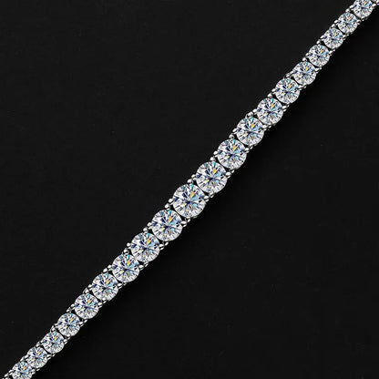 Moissanite 15 Inch Necklace Wedding Jewelry Silver