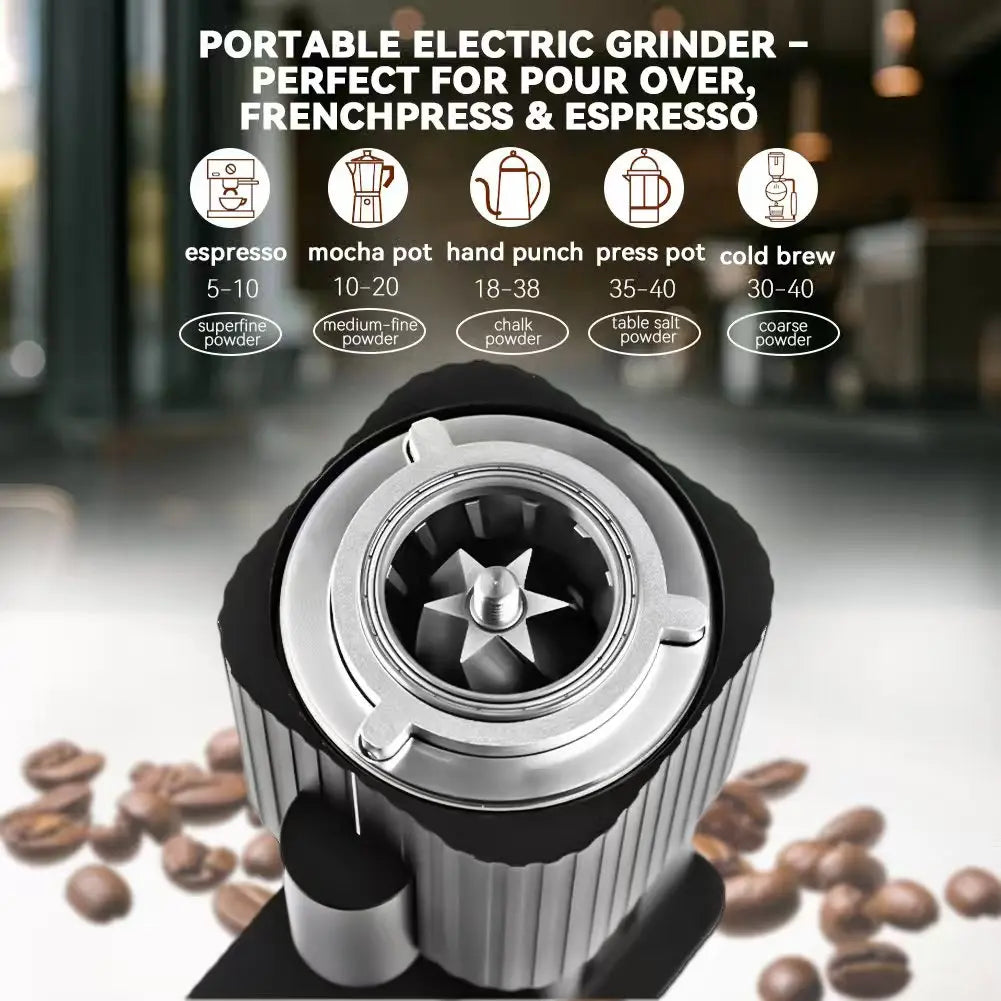 Adjustable Electric Coffee Grinder for Home or Office Use