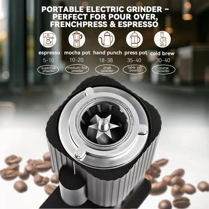 Adjustable Electric Coffee Grinder for Home or Office Use