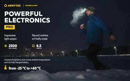 Armytek Wizard C2 Pro White Light LED Torch USB