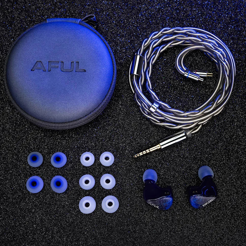 Wired Hybrid Earphones 4.4mm 1DD+2BA HiFi Sound