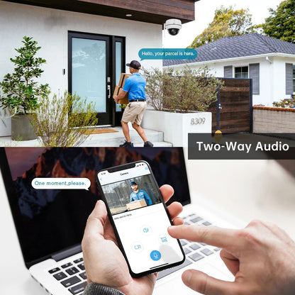 5MP Wireless Dome Security Camera with 32GB Card