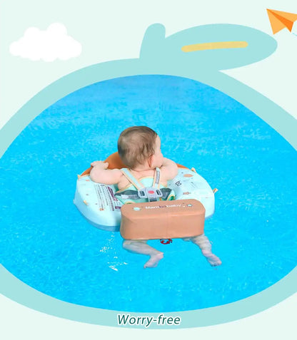 Foldable Baby Pool Float Pink with Sun Shade