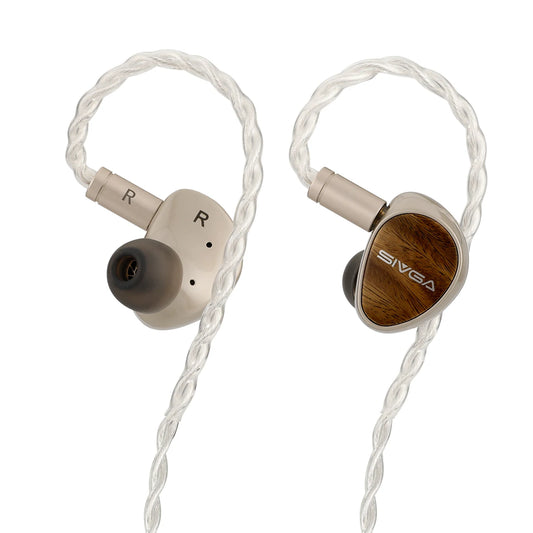 HiFi In-Ear Earphones with Flat Glass Diaphragm