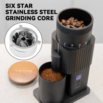 Adjustable Electric Coffee Grinder for Home or Office Use