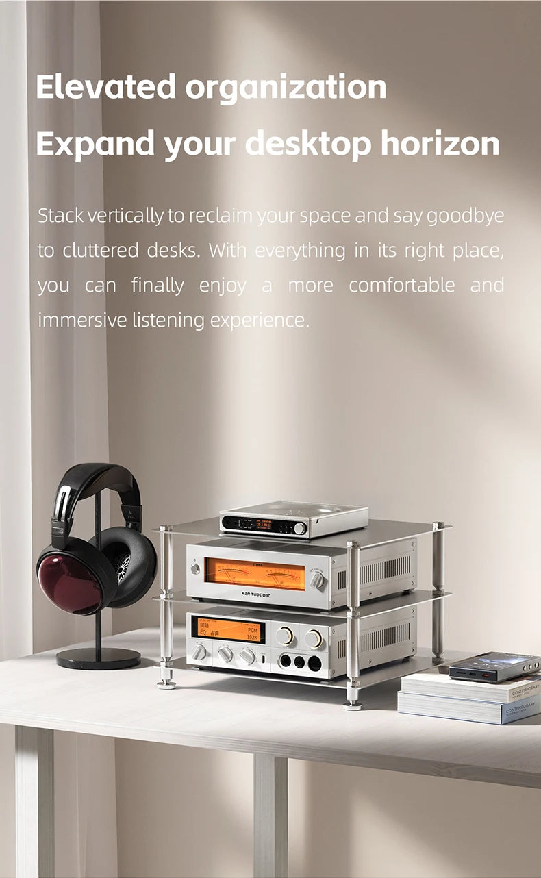 Modular Desktop HiFi Equipment Rack CD Decoder Amplifier Stand
