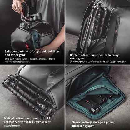 22L Camera Backpack for DSLR Mirrorless and Action Cameras