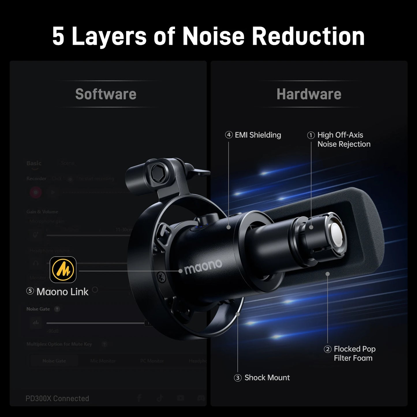Studio Microphone USB XLR for Recording