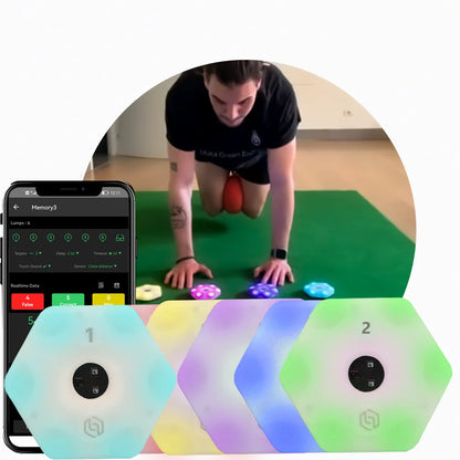 Portable Reaction Training Lights 8 Piece Set