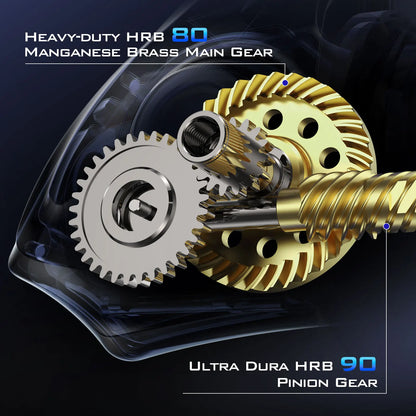 Heavy Duty Spinning Reel 6000 Series 24kg Max Drag Saltwater