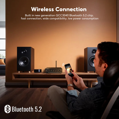 HiFi Bluetooth Amplifier 2.1 Channel with RCA and Sub Out