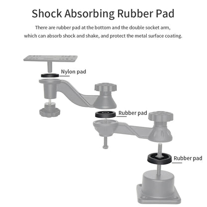 Heavy Duty 12 Adjustable Fish Finder Mount Arm