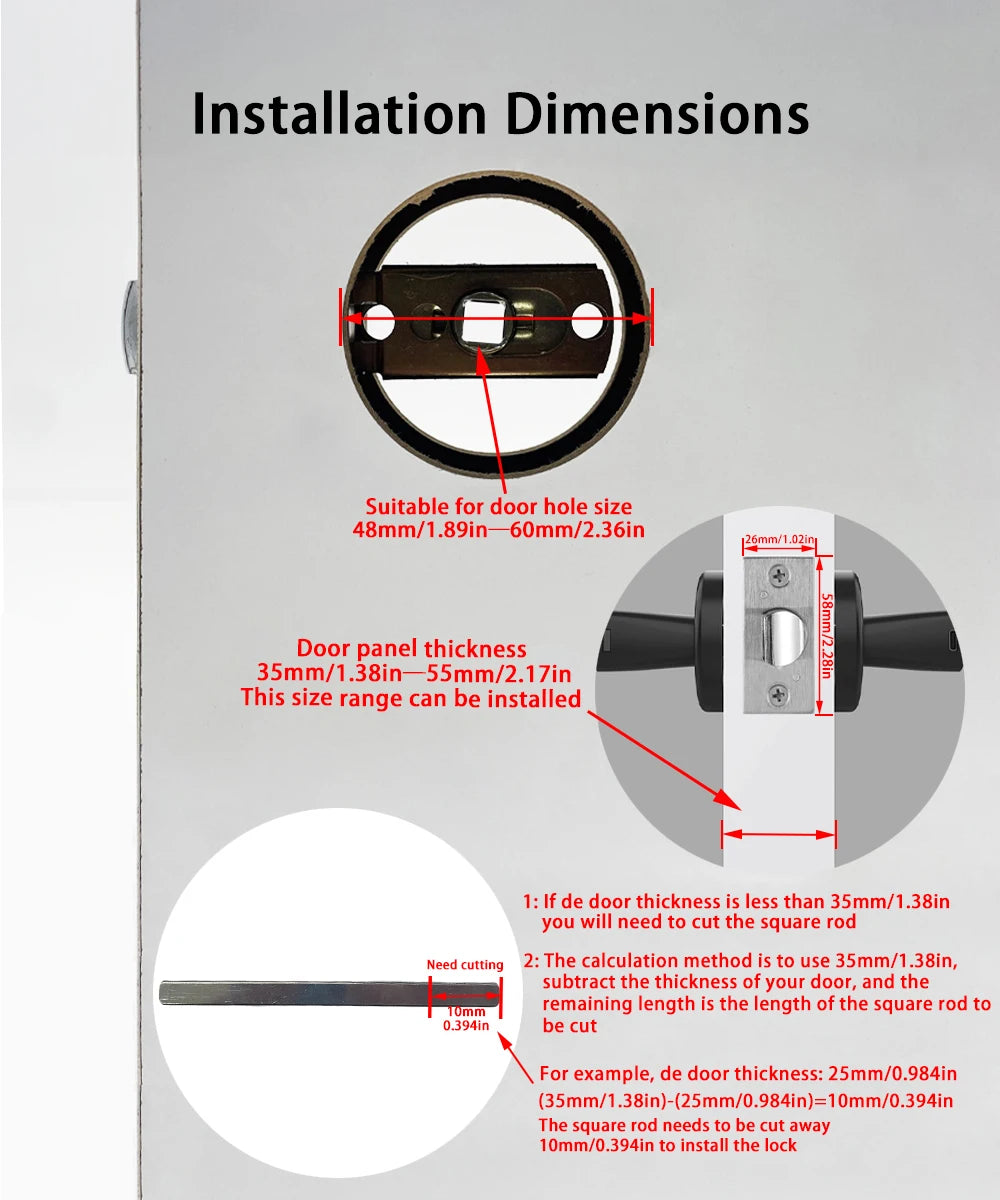 Smart Fingerprint Door Lock with Keypad and App Control