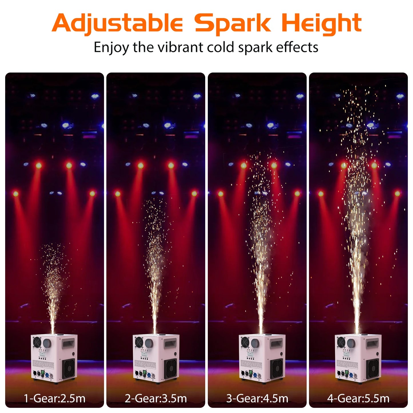 Portable 800W Cold Flame Effect Machine for Parties and Events