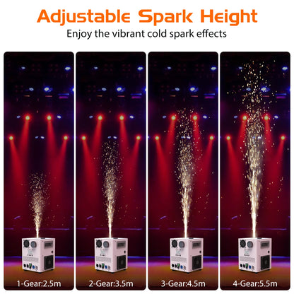 Portable 800W Cold Flame Effect Machine for Parties and Events