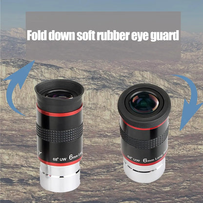 1.25-Inch 68 Degree UWA Telescope Eyepiece Set 4-Piece