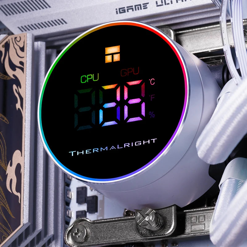 360mm ARGB Liquid CPU Cooler Black Radiator
