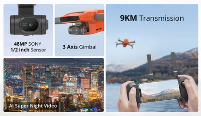 Portable 64GB Storage Mini 3 4K HDR Camera Drone