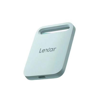 High-Speed Green Portable External SSD