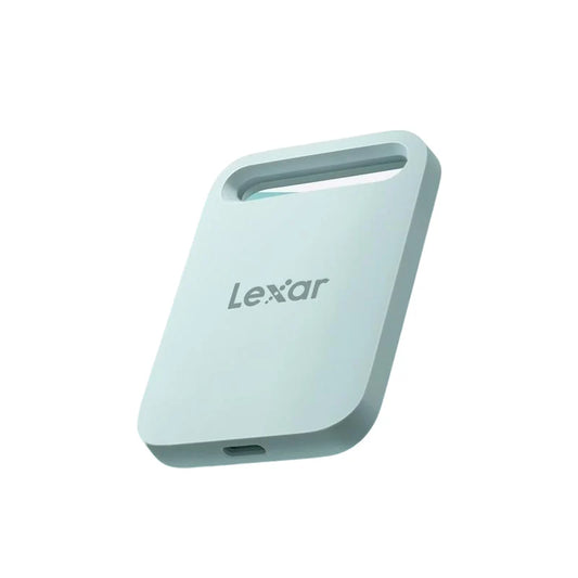High-Speed Green Portable External SSD