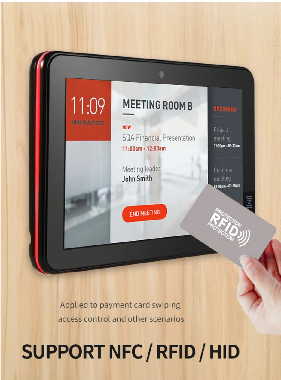 10.1 Inch 4G Android Tablet 32GB NFC RFID PoE