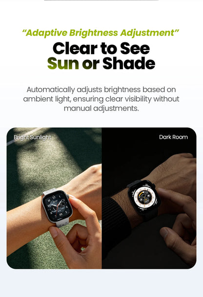 1.97 Inch AMOLED GPS Smartwatch with Compass and 5ATM