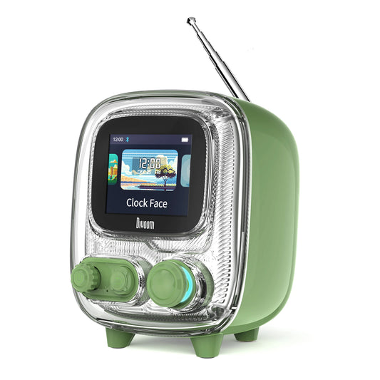 Portable Subwoofer Speaker with Pixel Display and White Noise