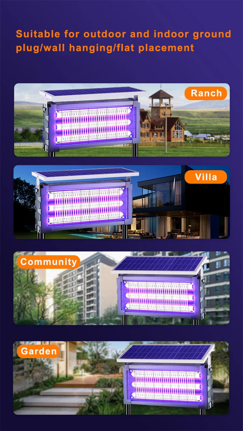 35W Solar LED Mosquito Killer Lamp for Outdoor Garden