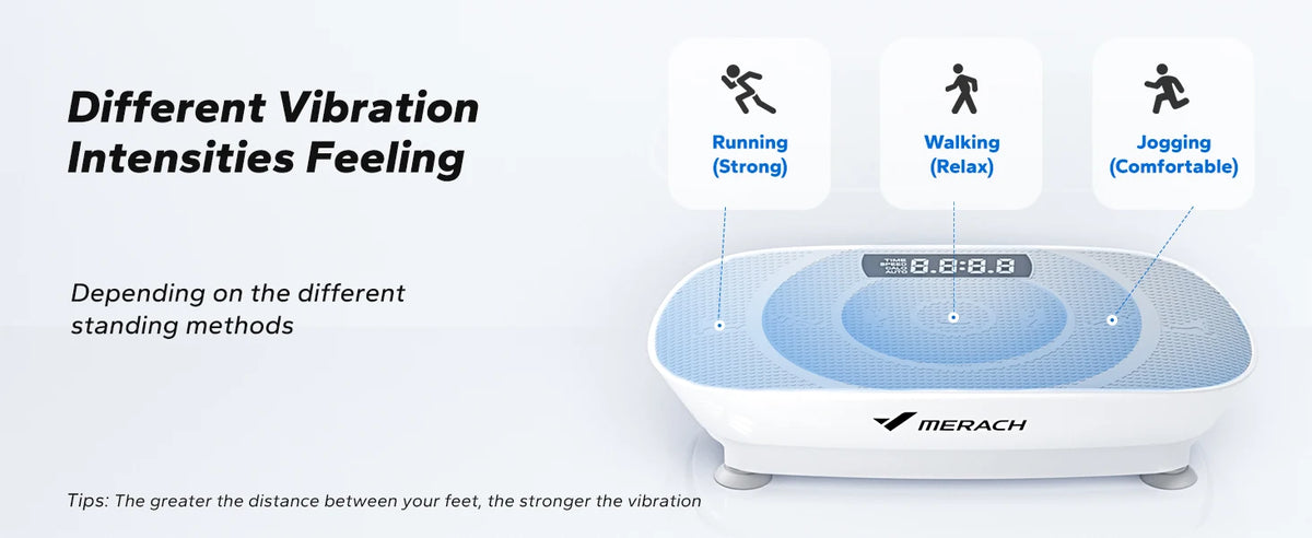 Vibration Plate Exercise Machine Whole Body Workout Platform