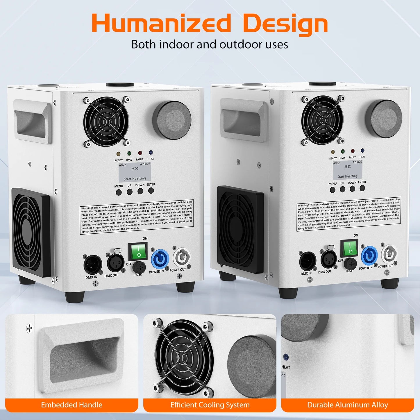 Portable 800W Cold Flame Effect Machine for Parties and Events