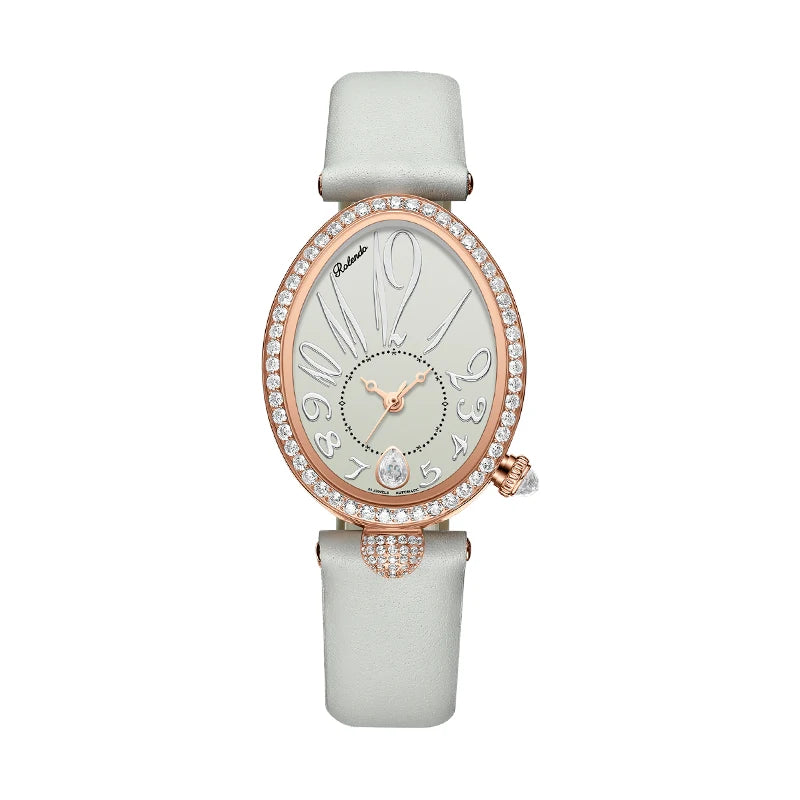 Elegant Gray Sapphire Crystal Automatic Watch