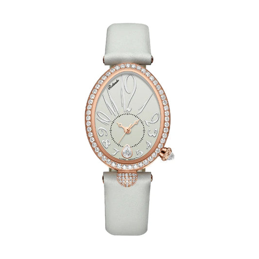 Elegant Gray Sapphire Crystal Automatic Watch