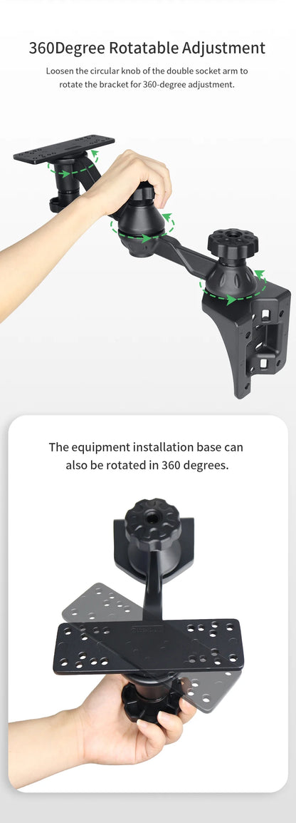 Adjustable Swing Arm 6 for Fish Finder Installation