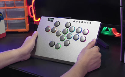Aluminium Alloy Hitbox Leverless Arcade Controller for PC and PS5