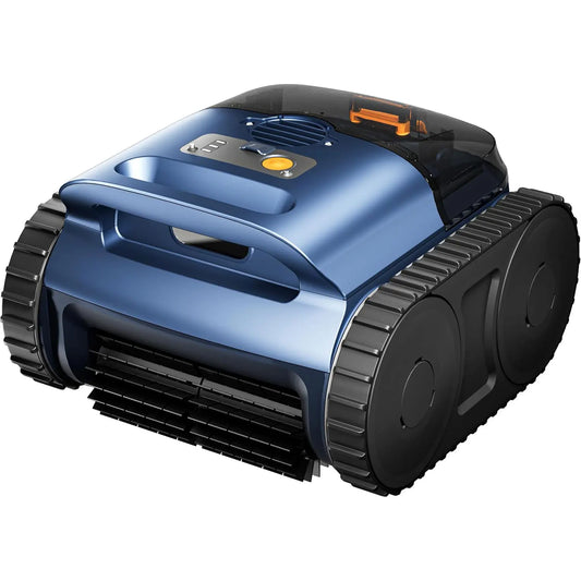 Dark Blue Robot Pool Cleaner Wall Climbing & Sonar